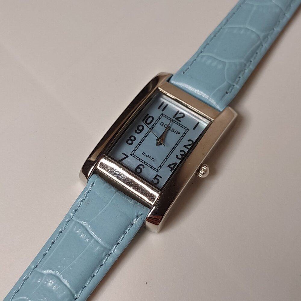 Gossip Watch With Blue Dial And Blue Band